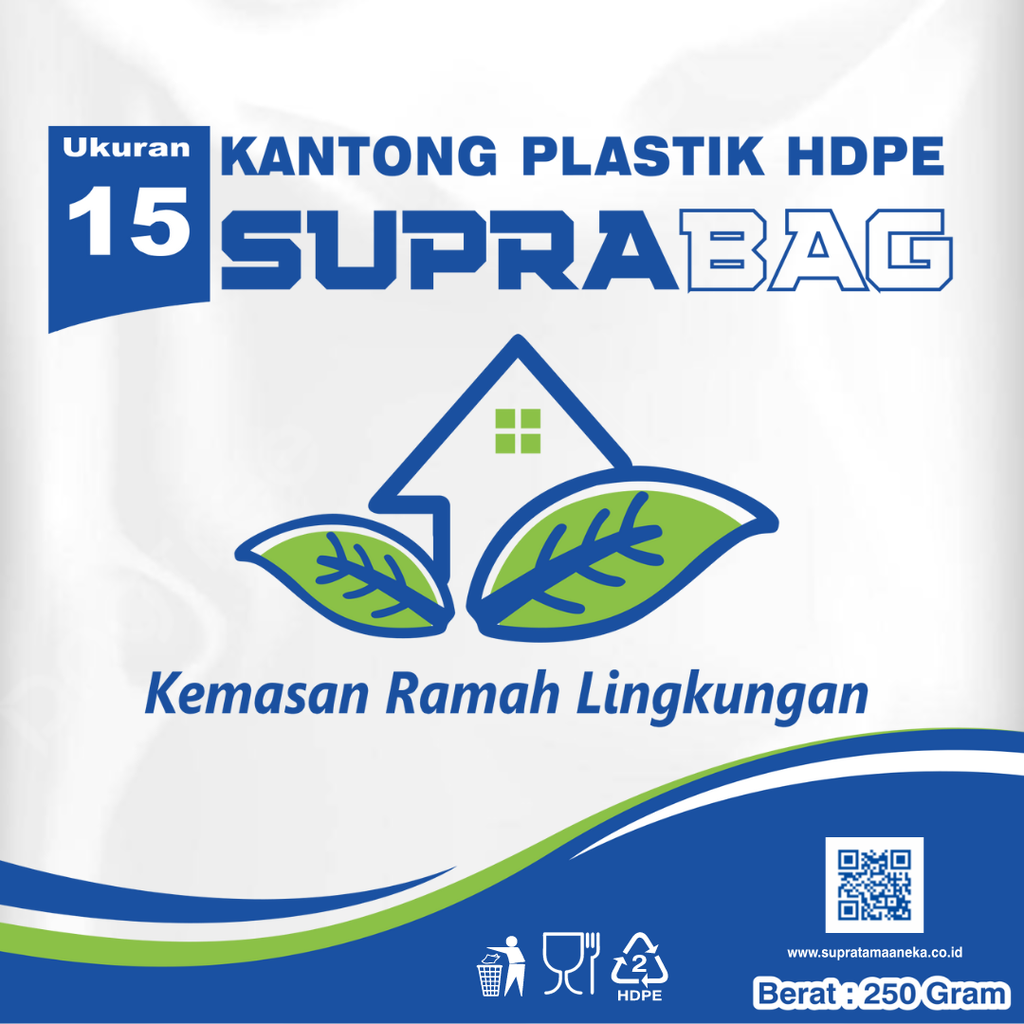 KANTONG PLASTIK HD TRANSPARAN 0.03 X 25/15 X 30