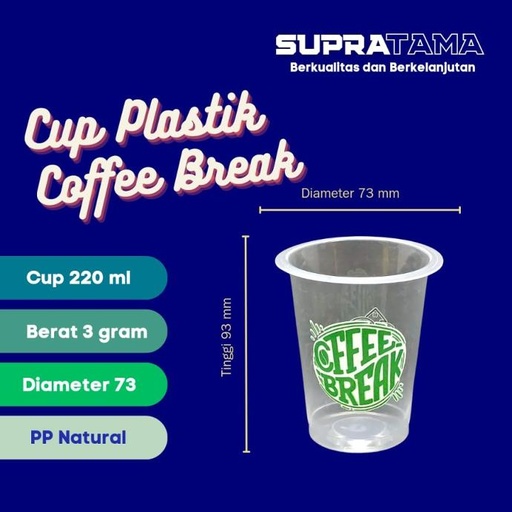 [35.007.00002] CUP 200 ML - COFFEE BREAK NATURAL